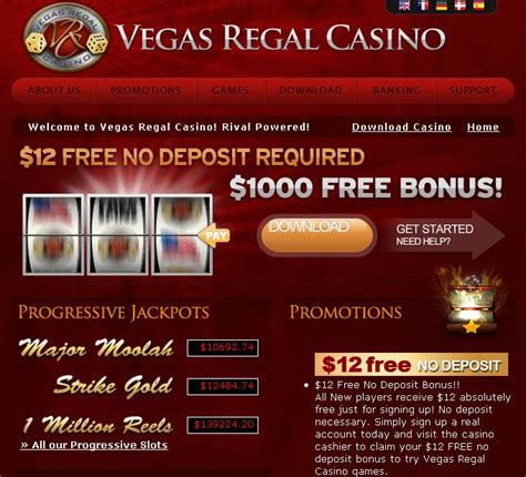 vegas regal casino no deposit bonus codes